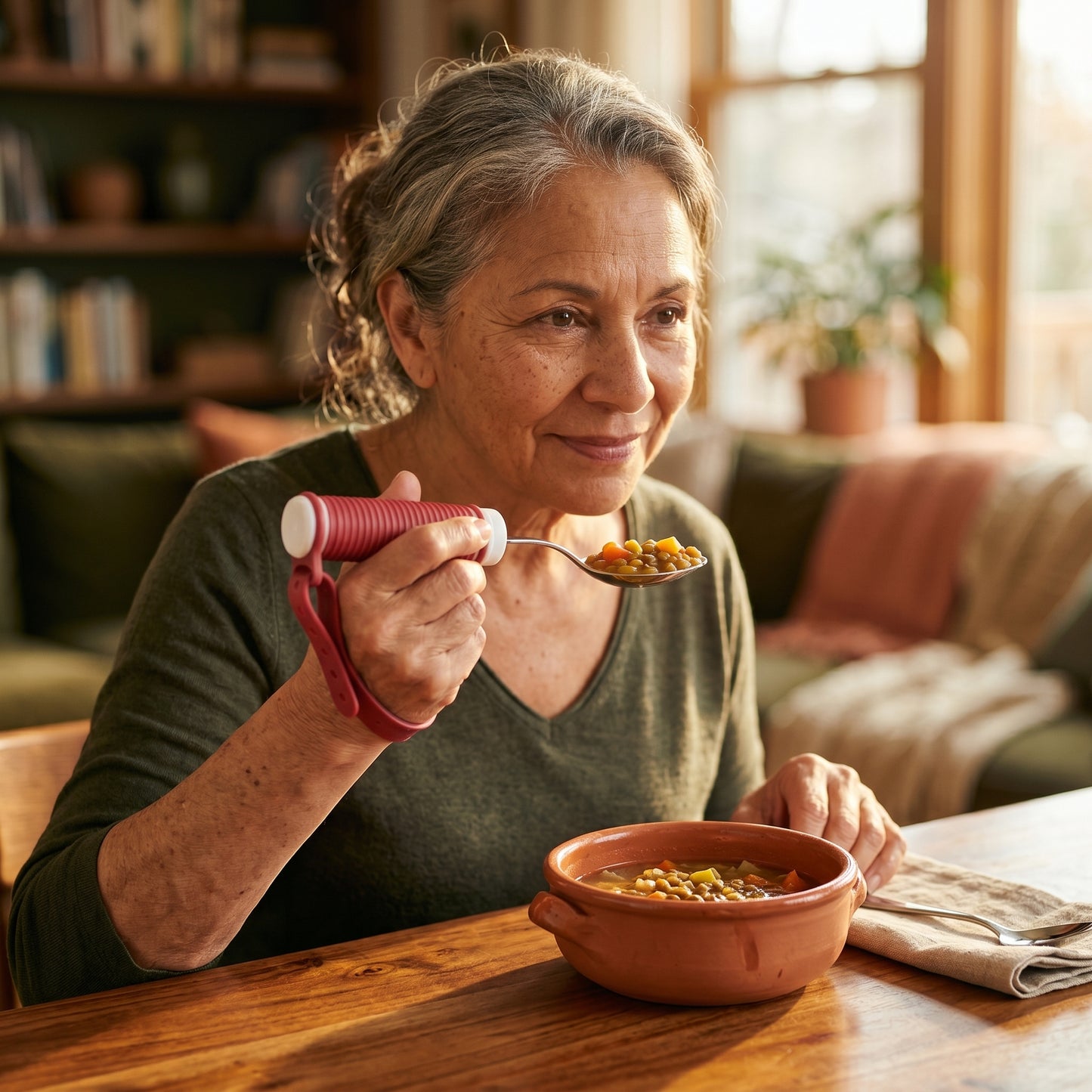 Steady Adaptive Utensils — Weighted & Bendable Dining Set (4-Piece)